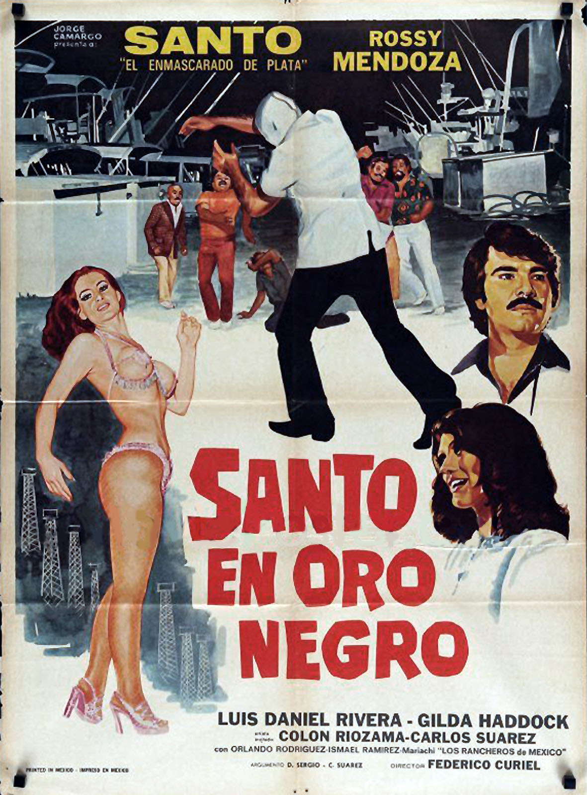 SANTO EN ORO NEGRO